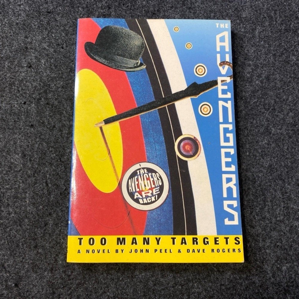 St. Martin's Press The Avengers Too Many Targets Novel OS Blue Spy Fiction Book